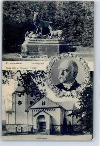 Friedrichsruh Gruftkapelle Hirschgruppe