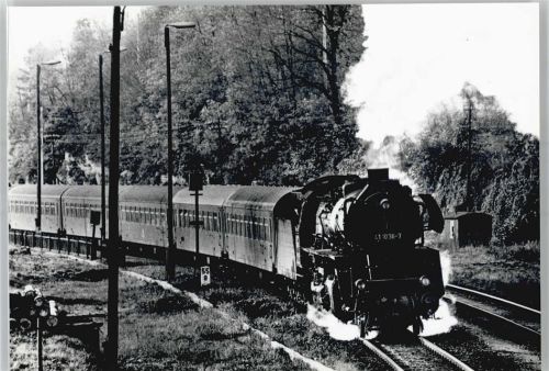 Kraftsdorf Dampflokomotive Baureihe 41 Reko 411036 mit P 6019 Herbst 1978