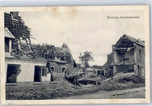 Fournes-en-Weppes 1915 Feldpost WK I