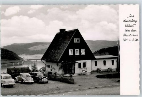38707 W3396 Schulenberg im Oberharz - Gasthaus Wiesenberghäusel Autos VW Käfer