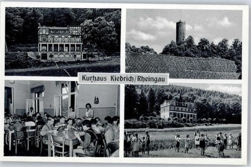 Kiedrich Kurhaus Burgruine Scharfenstein