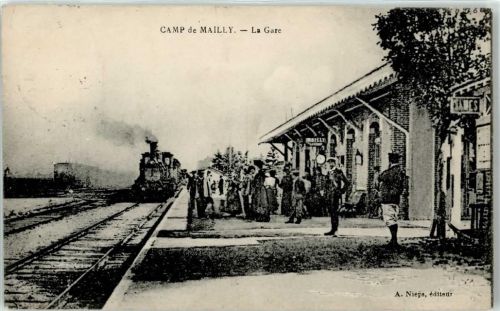 Mailly-le-Camp Bahnhof Eisenbahn