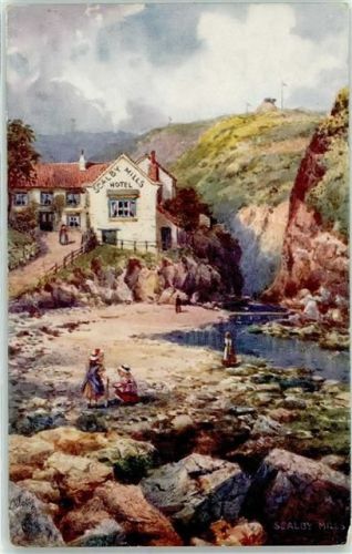 Scarborough Scalby Mills Hotel Tuck´s AK Oilette