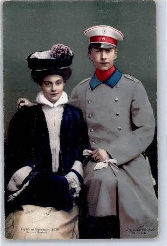 1907 das Kronprinzenpaar