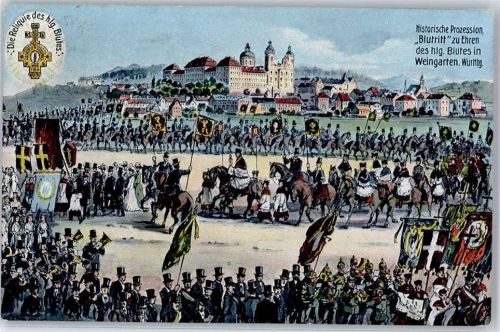 Weingarten Blutritt zu Ehren des hlg. Blutes