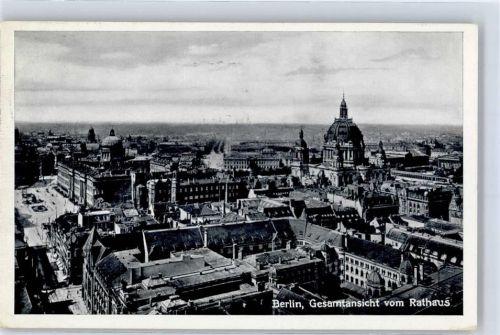 Berlin Mitte WK II Blick vom Rathaus