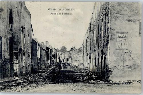 Nomeny 1915 Cafe Feldpost WK I Inf.div. Nr. 32