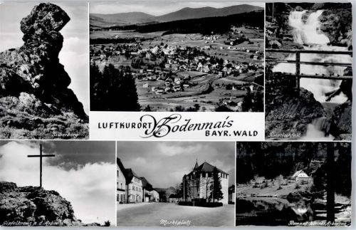 Bodenmais 1970 Silberberg Arber Wasserfall Marktplatz
