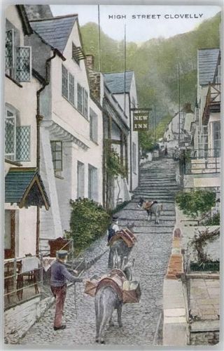 Clovelly High Street