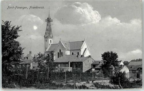 Pontfaverger-Moronvilliers 1915 Kirche