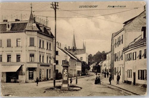 Deggendorf Amannstraße Litfaßsäule
