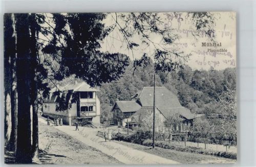 Pfarrmühle Mühltal Bahnpost