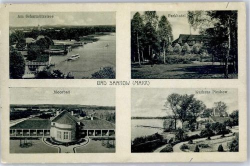 15526 O1241 Bad Saarow - Am Scharmützelsee Parkhotel Kurhaus Pieskow Moorbad