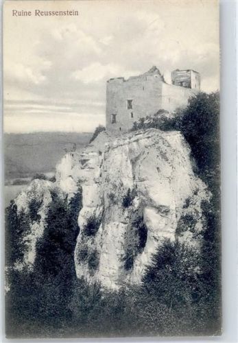 Wiesensteig 1910 Ruine Reussenstein