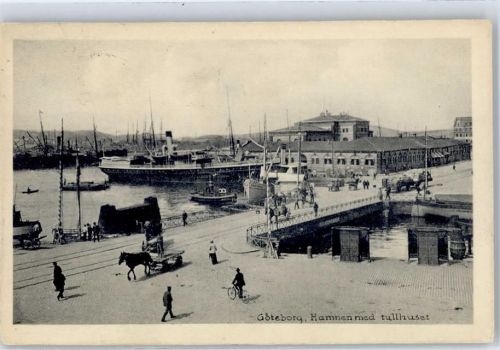 Göteborg Hamnen med tullhuset