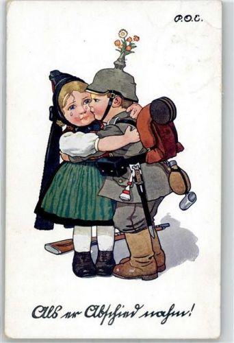 Kind in Uniform Soldat WK I