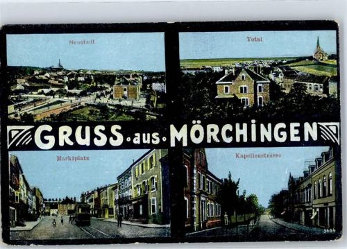 Morhange Marktplatz Straßenbahn Kapellenstrasse