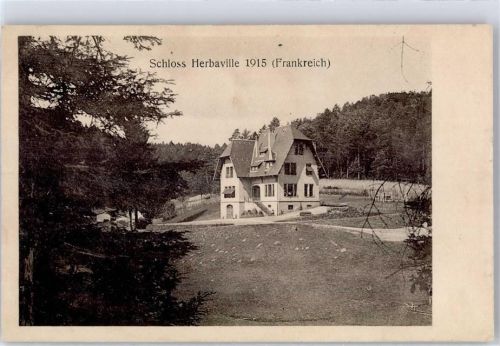 Sarrebourg 1915 Schloss Herbaville