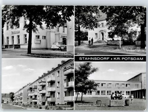 Stahnsdorf Rathaus Postamt Oberschule Heinrich Zille