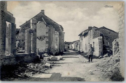 Beine-Nauroy 1916 WK I Feldpost