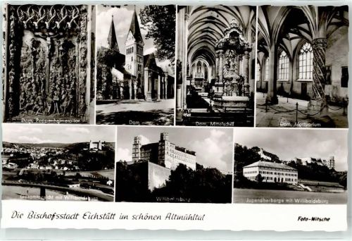 Eichstätt Dom Innenansicht Mortuarium Jugendherberge Willibaldsburg