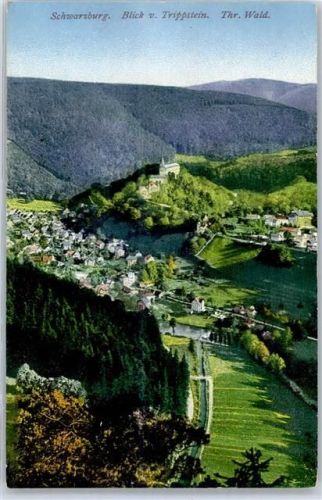 Schwarzburg Blick vom Trippstein