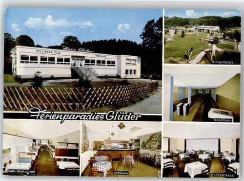Solingen Cafe Gasthaus Haus Glüder Minigolf Kegelbahn