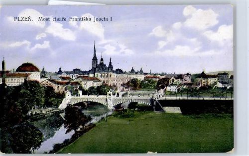 Plzen 1915 Most cisare Frantiska Josefa I