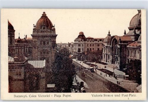 Bukarest Post-Platz Victorie Strasse