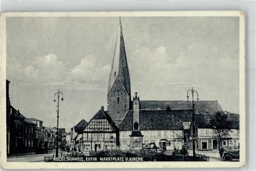 Eutin Marktplatz Kirche