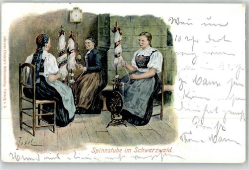 sign. Issel Frau Schwarzwald