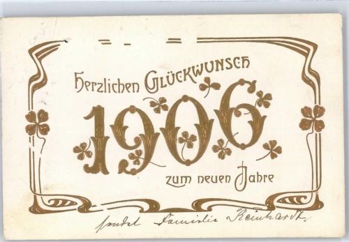 1905 1906 Kleeblatt