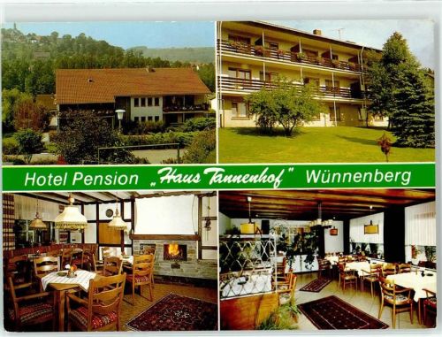 Wünnenberg Pension Gasthaus Cafe Tannenhof