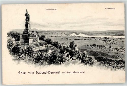 W6220 Niederwald , Jagdschloß National-Denkmal Felle, Eugen Künstlerkarte