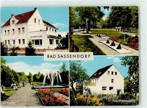 59505 W4772 Bad Sassendorf - Sanatorium Pension Dellbrügger Pension Ottensmann Minigolf