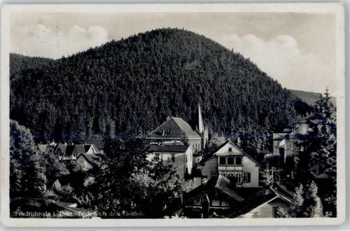 Friedrichroda Blick nach dem Gottlob