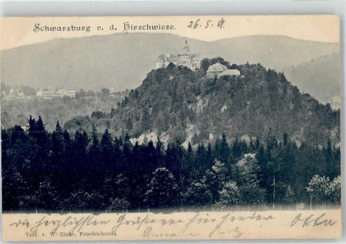 Schwarzburg 1901 Schwarzburg v.d. Hirschwiese