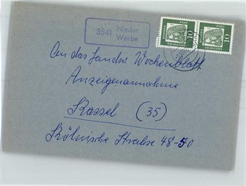 Nieder-Werbe Landpoststempel