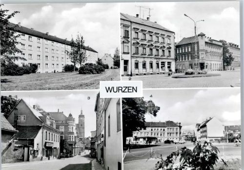 Wurzen Lüptitzer Straße Friedrich-Engels-Platz Wenceslaigasse Clara-Zetkin-Platz