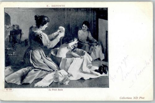 Defonte, E. Frau Kind Baden