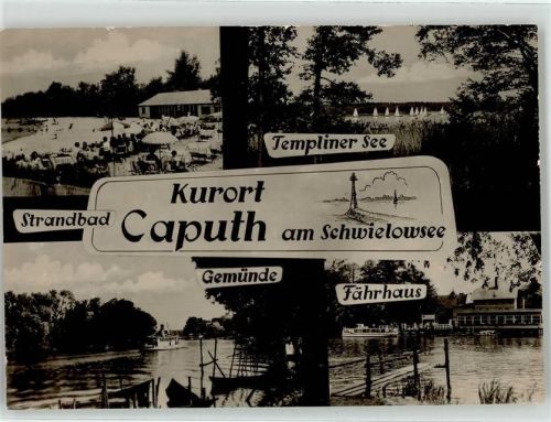 Caputh Strandbad Templiner See Gemünde Fährhaus