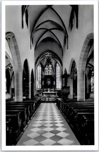 67146 W6705 Deidesheim - Kirche St.Ulrich Innenansicht