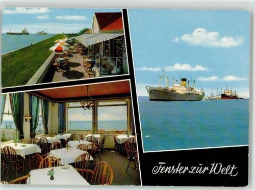 Brunsbüttel Gasthaus Strandhalle Familie Rosburg Schiff