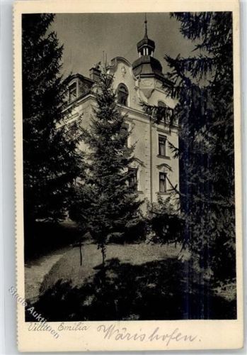 Bad Wörishofen Villa Emilia Parkhotel Bahnpost München Zug Nr.609