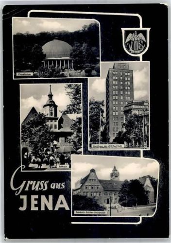 Jena Planetarium Rathaus Friedrich-Schiller-Universität
