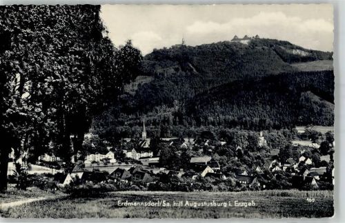 Erdmannsdorf Blick mit Augustusburg