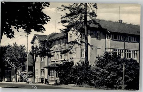 Oberhof 1959 Hotel FDGB Erholungsheim Georg Dimitroff