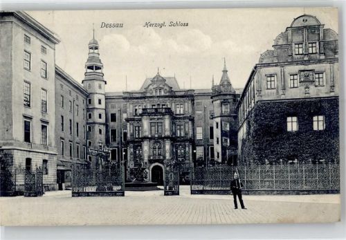Dessau 1908 Herzogliches Schloss