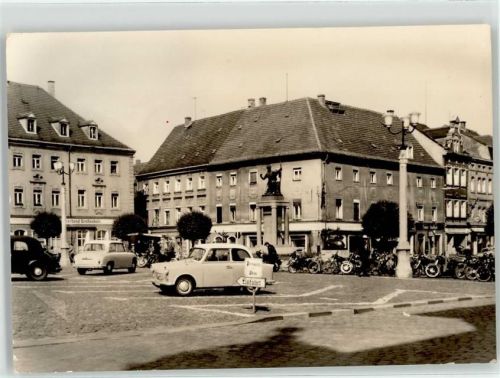 Großenhain Karl Marx Platz Motorrad