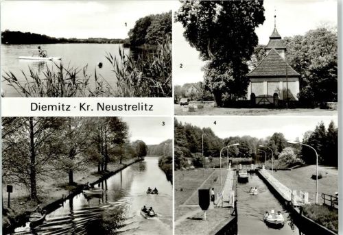 Diemitz Fleeth Vilzsee Kirche Havel Schleuse